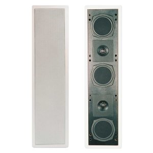 Phase CI150 2-way in-wall produces 3 front channels from 2 speakers (each)