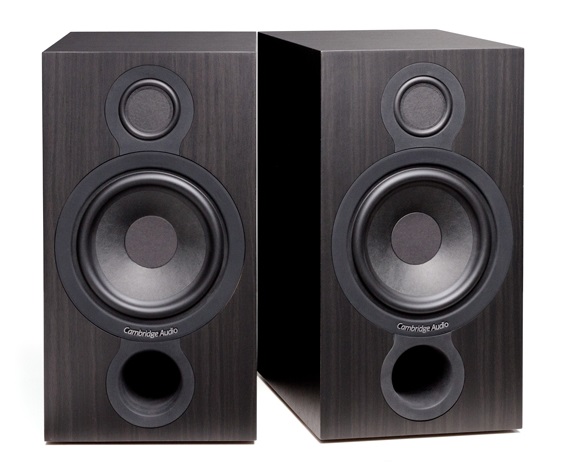 Cambridge Aero2 Stand-mount speakers (black)(pair) - Click Image to Close