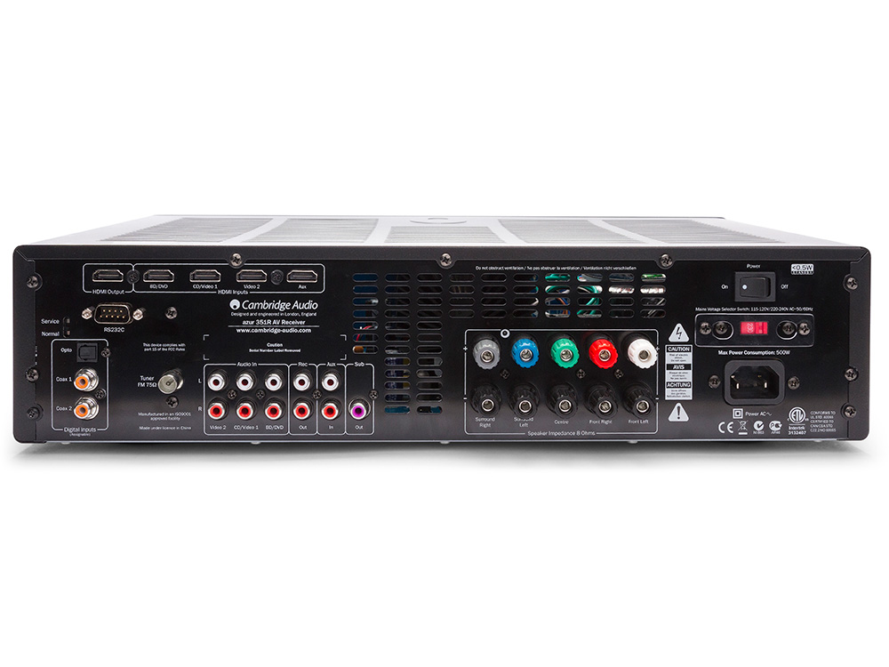 Cambridge Azur 351R AV Receiver (black)(each) Cambridge