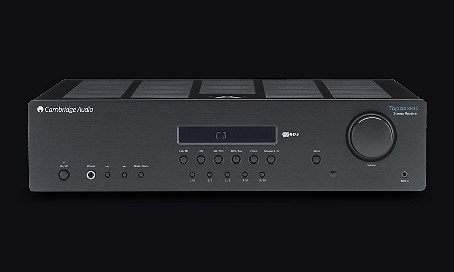 Cambridge Topaz SR10 POWERFUL FM/AM STEREO RECEIVER (black)(each) - Click Image to Close