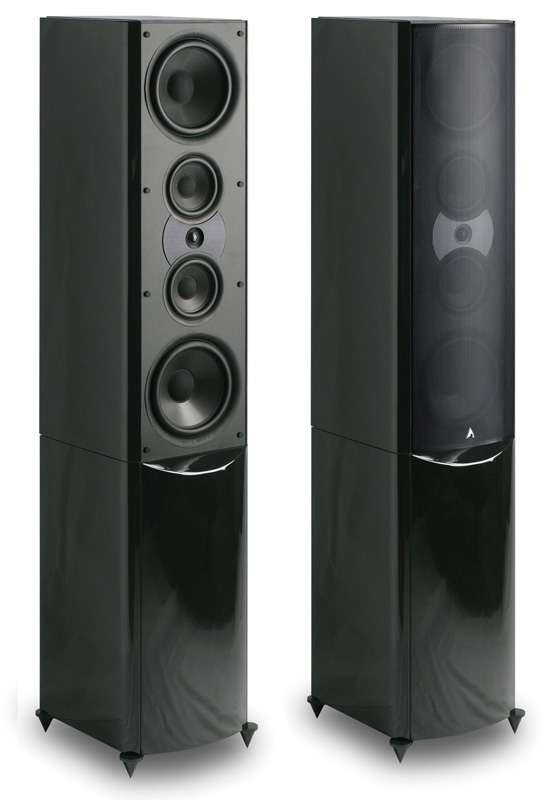 Atlantic Technology 8200e LR (Gloss Black)(each) - Click Image to Close