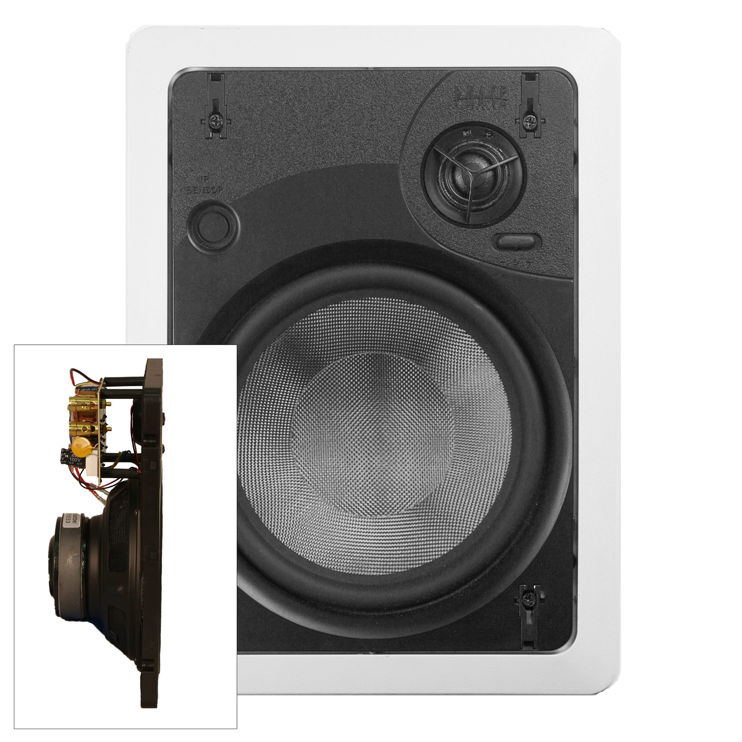 Phase CI72 VIII 2-way in-wall speaker (each) - Click Image to Close