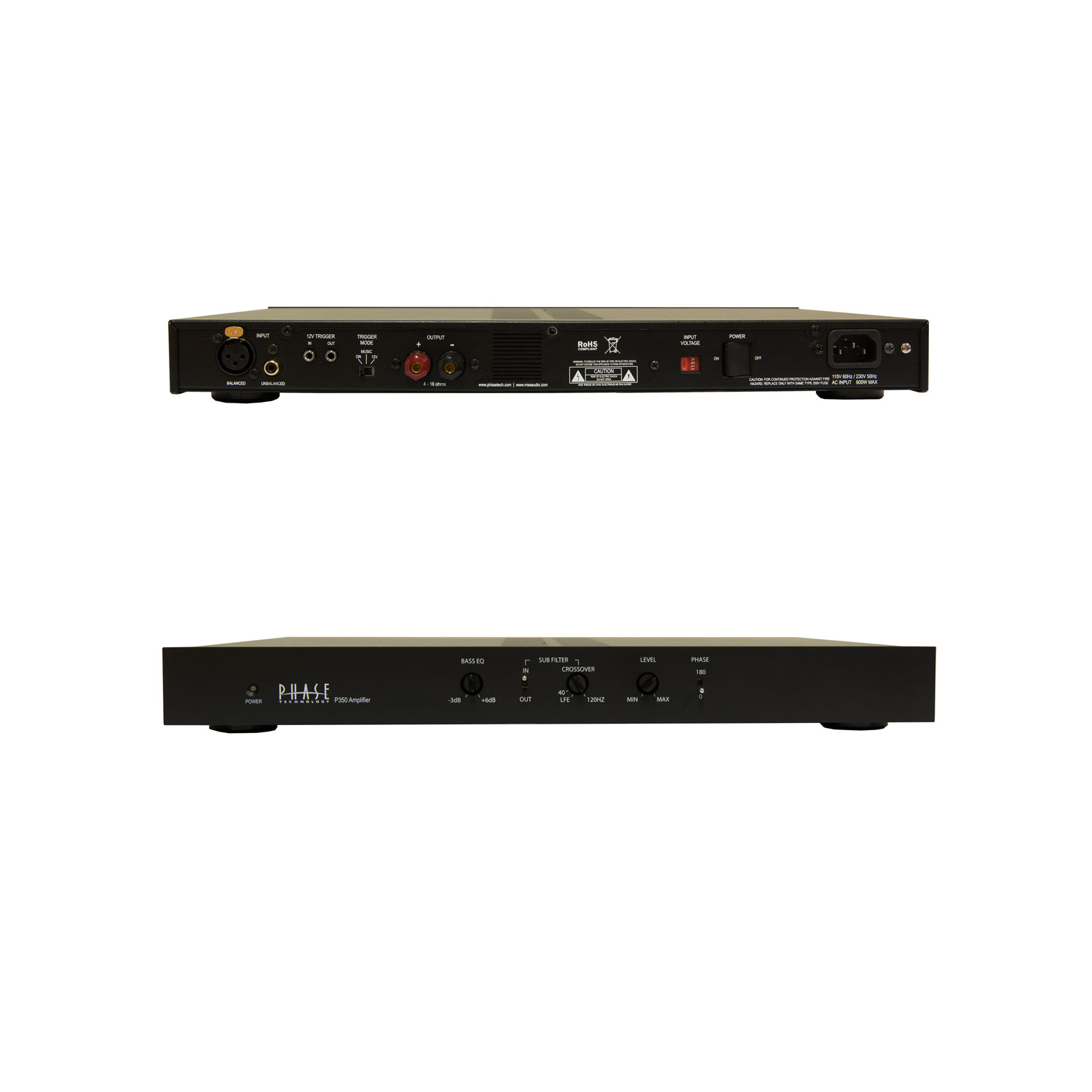 Phase P350 Amplifier (black)(each) - Click Image to Close
